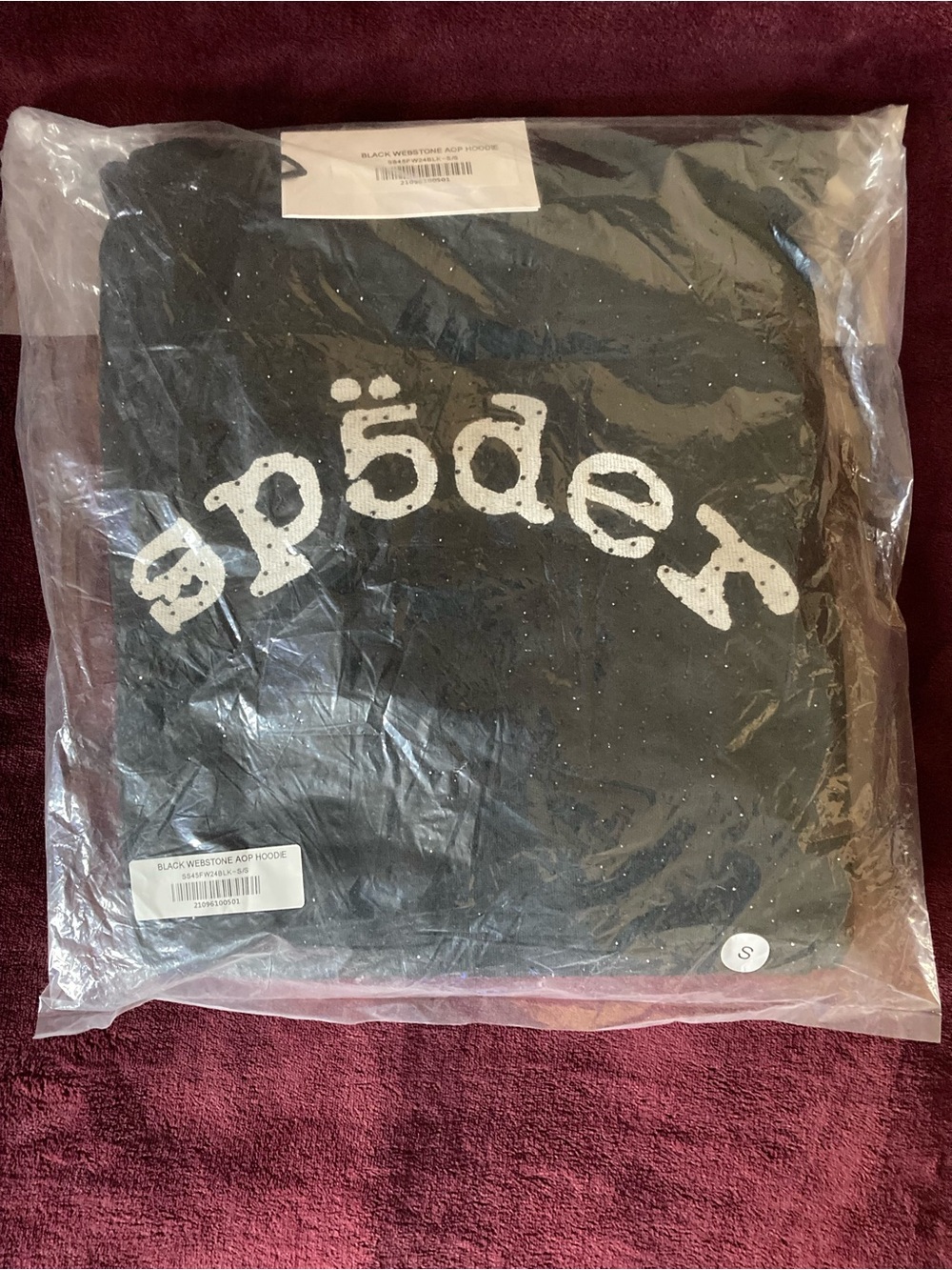 Black Sp5der WebStone AOP Hoodie (Spider Worldwide)